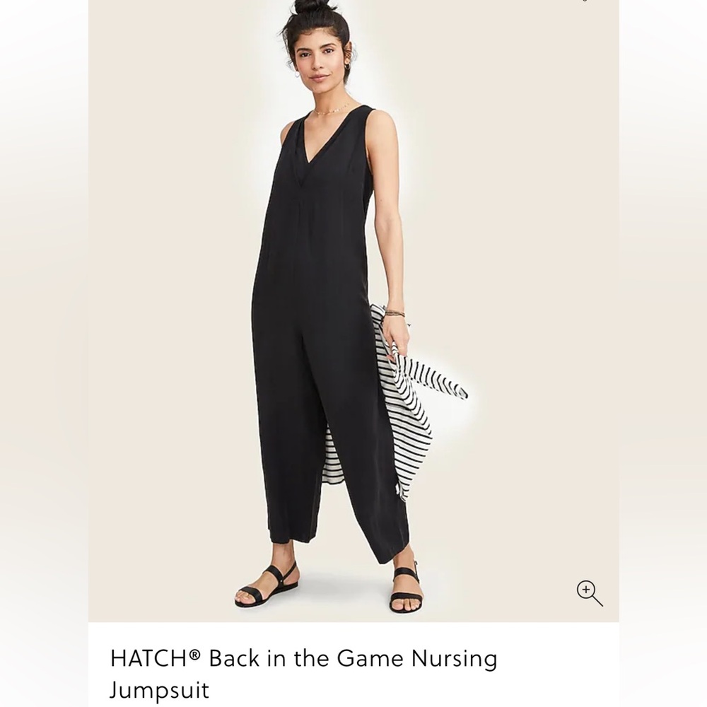 Hatch Black Sleeveless Jumpsuit